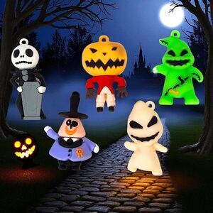 Nightmare Before Christmas Blind Bag Keychain Lot of 5 Jack Oogie Mayor Pumpkin